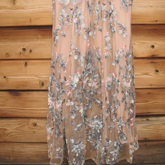 MAC DUGGAL 79313 Embroidered Spaghetti Strap Trumpet Gown - Picture 12 of 13